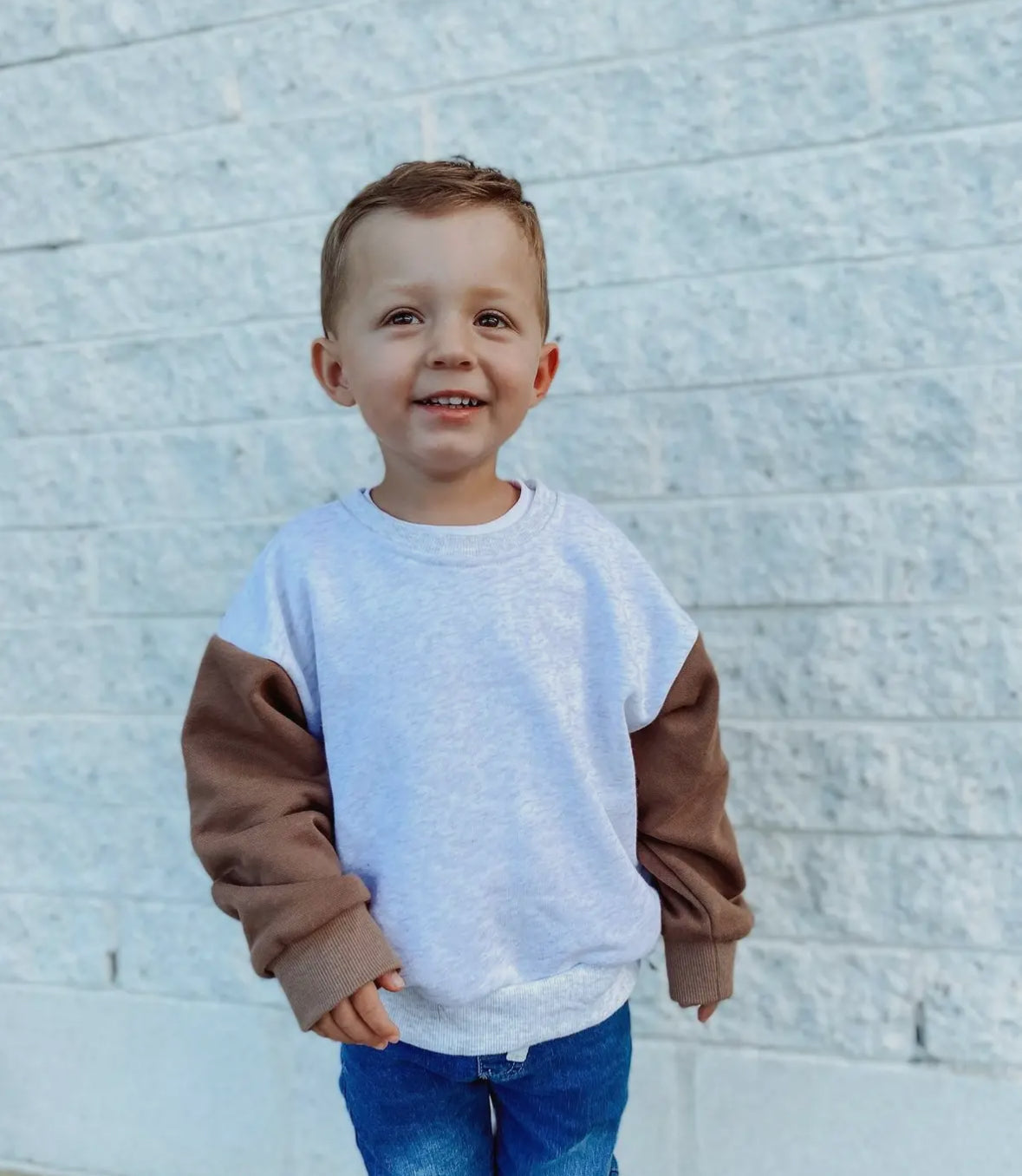 Colorblock Crewneck