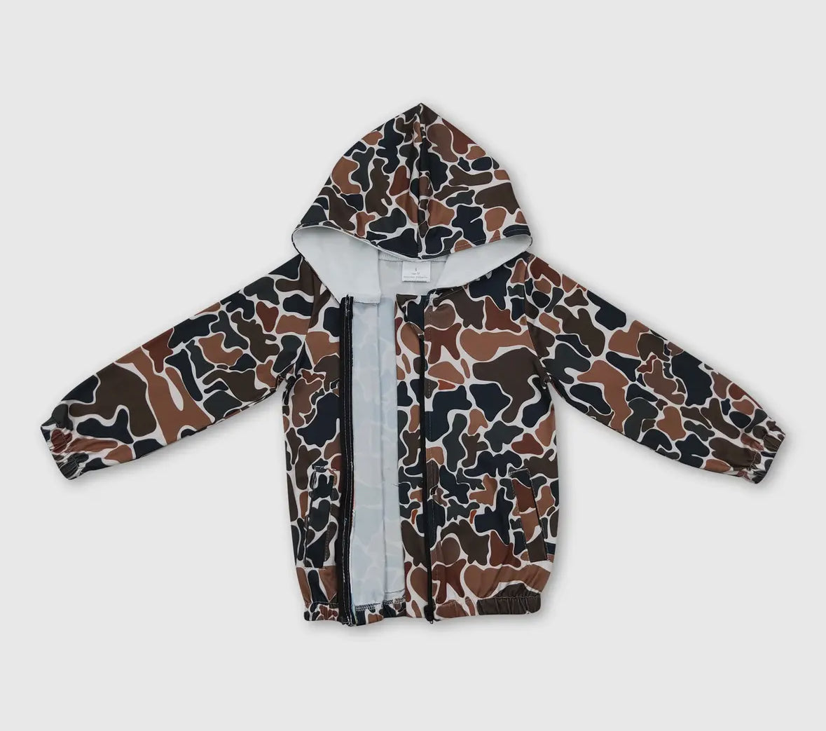 Retro Camo Hooded Jacket