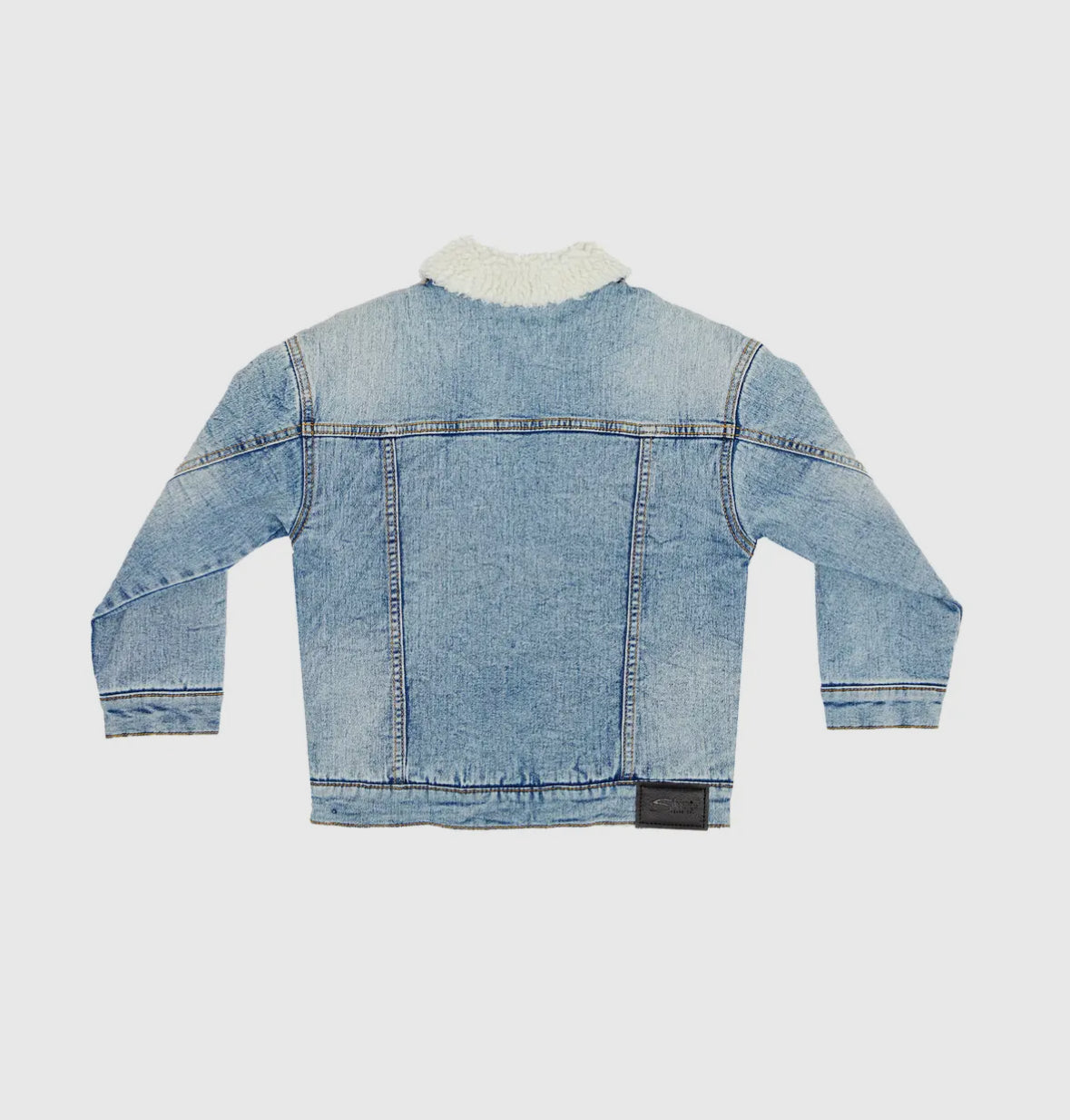 Boys Denim + Sherpa Jacket