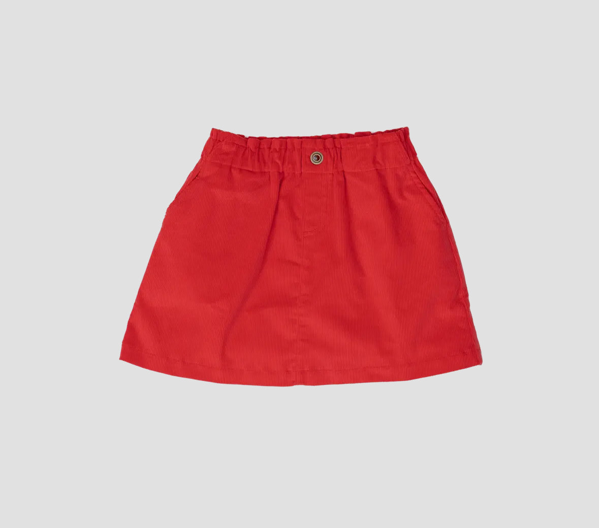 Leigh Red Cord Skirt