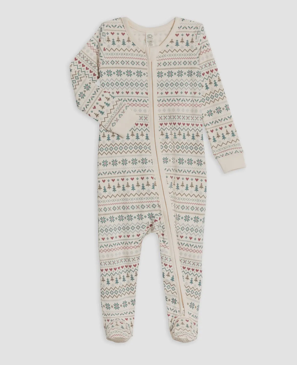 Fairisle Winter Footed Sleeper