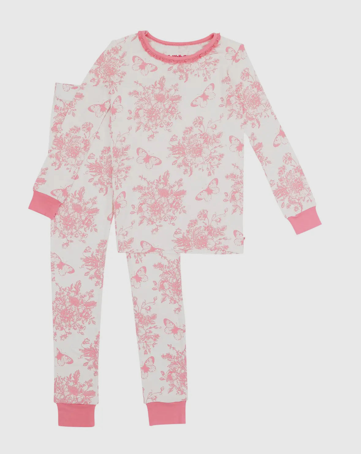 Pink Butterfly Garden Pajamas