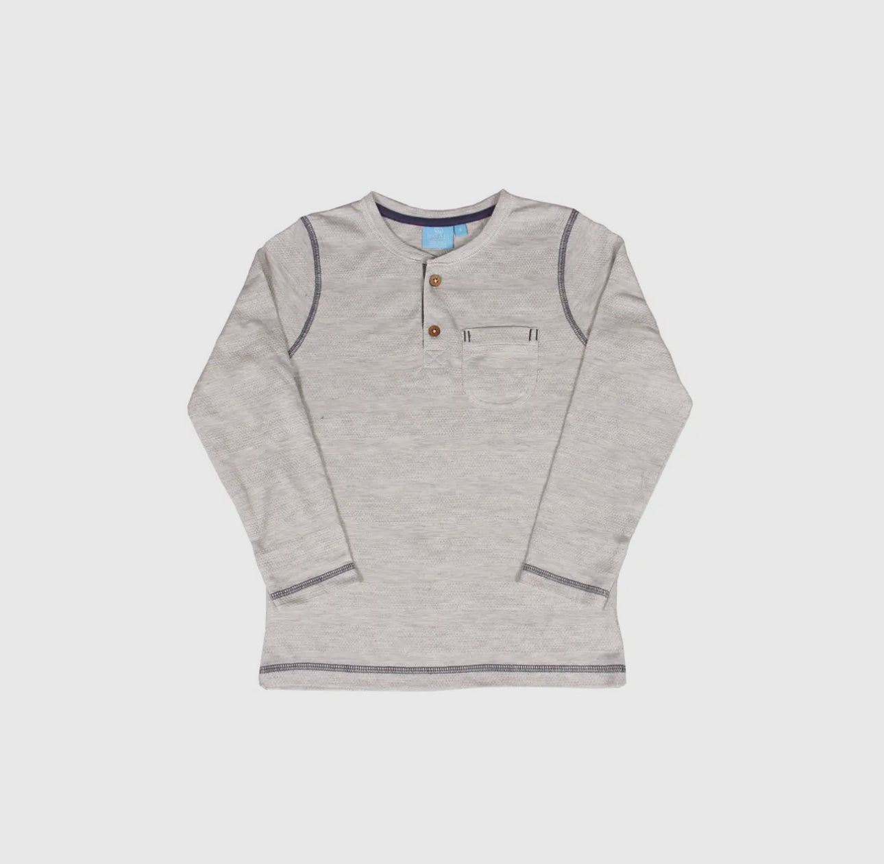 Harper Long Sleeve Texture Henley