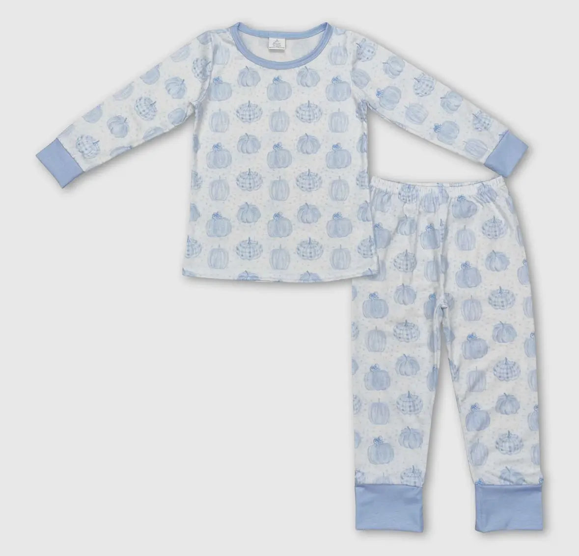 Blue Pumpkin Fall Pajamas