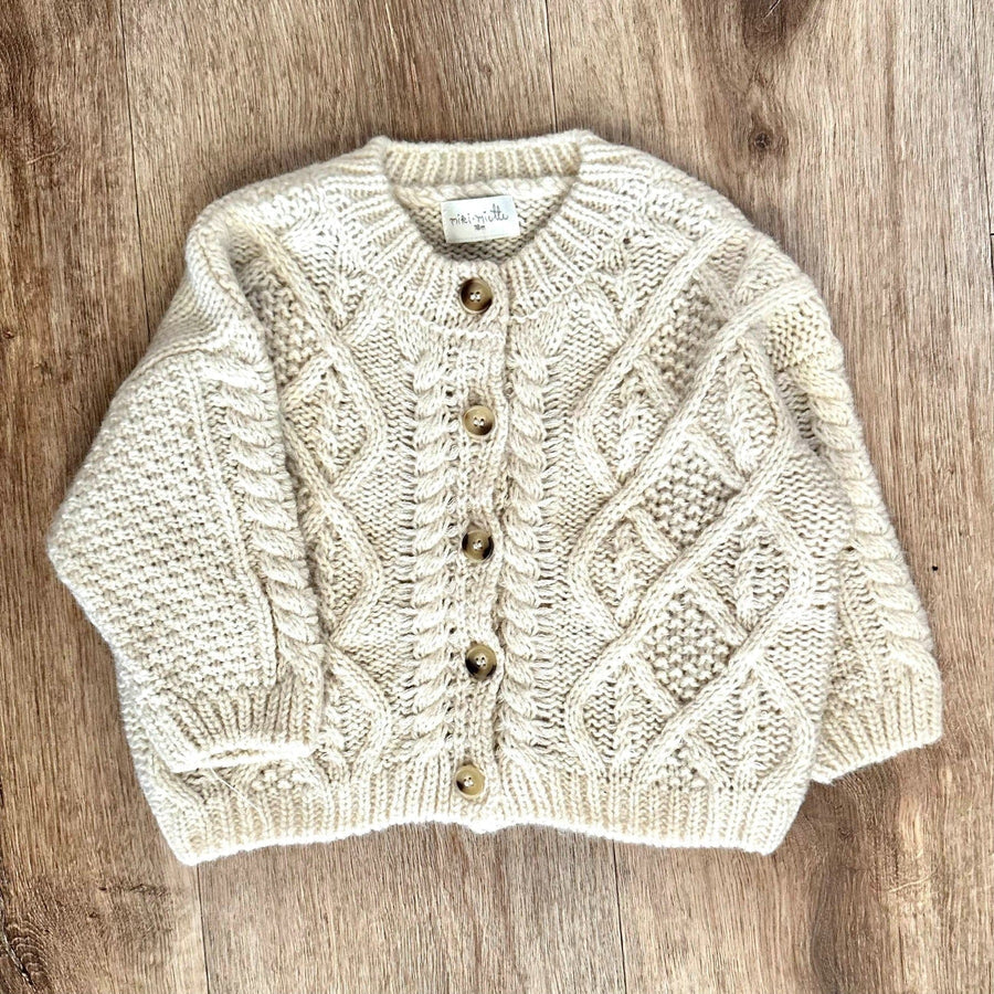 Helen Chunky Cable Cardigan