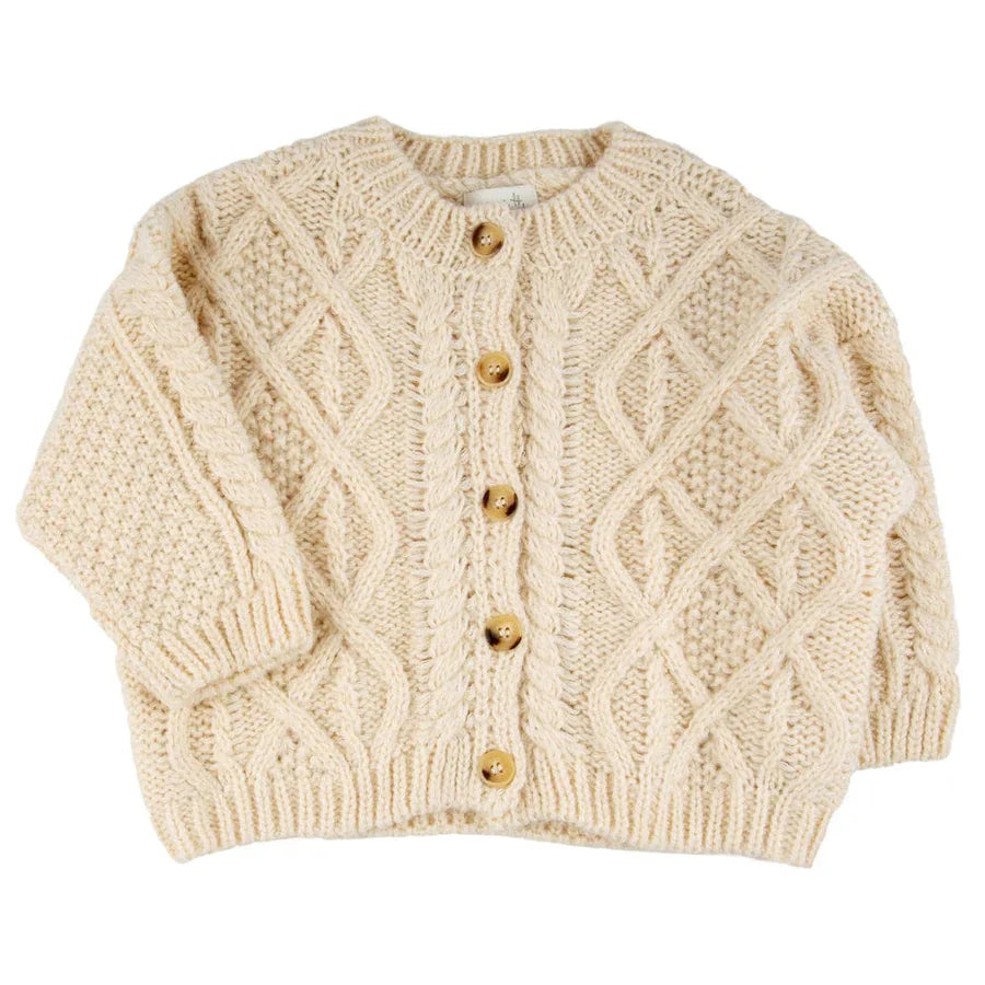 Helen Chunky Cable Cardigan